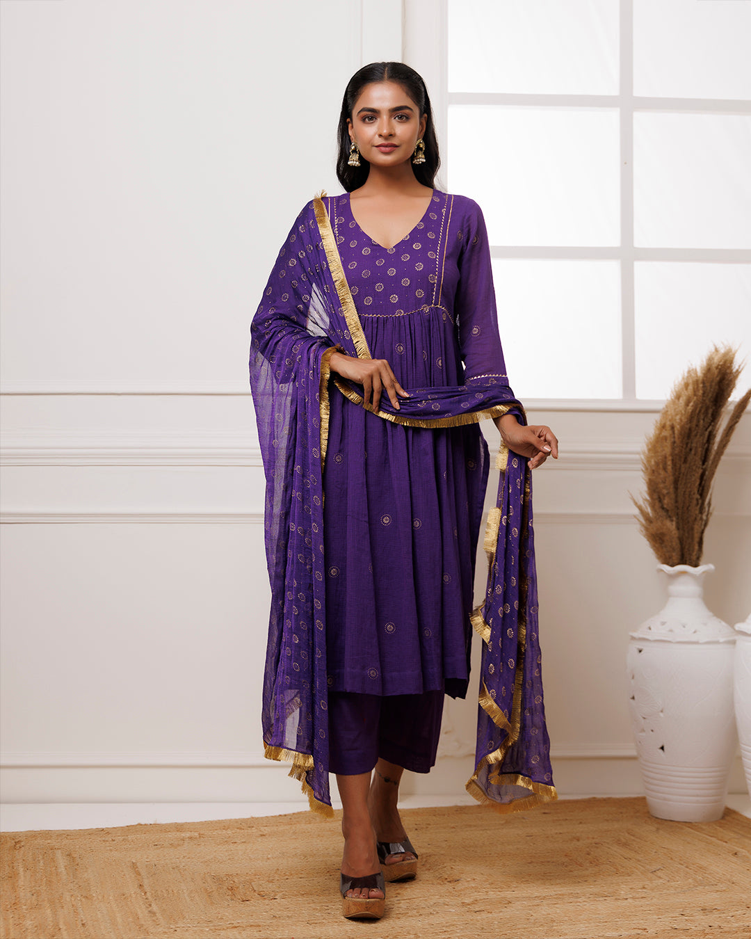 Violet Rogan Print Suit Set