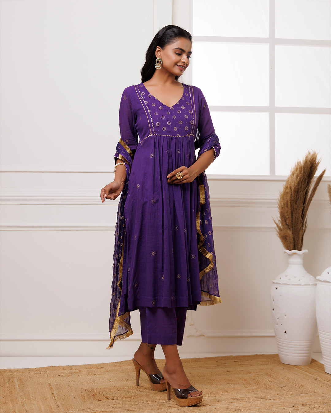 Violet Rogan Print Suit Set