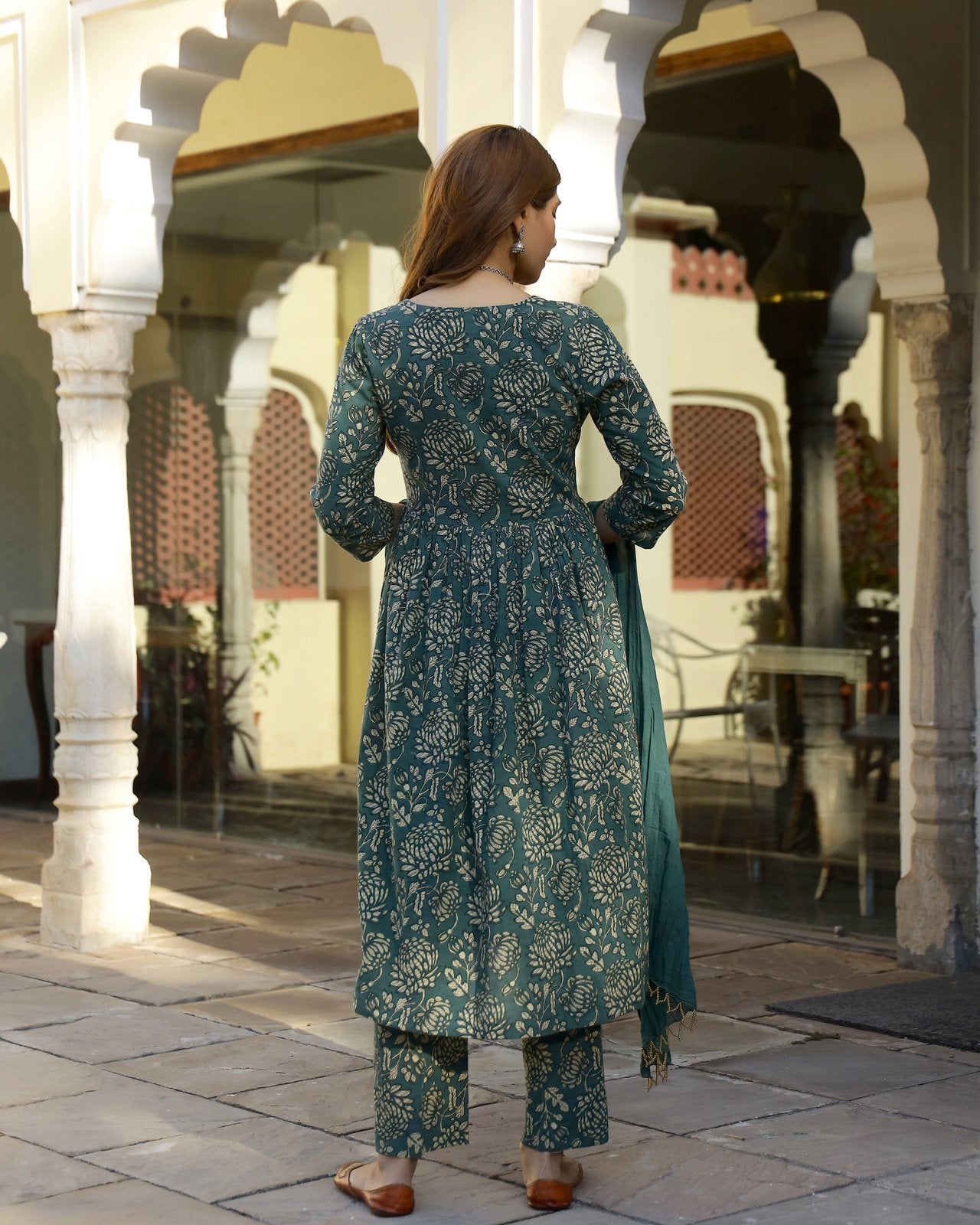 Punchy Dabu Print Kurta Pant Set