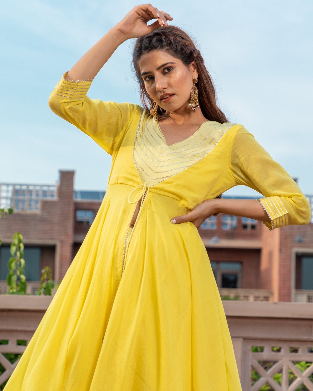 Yellow Kurta Palazzo
