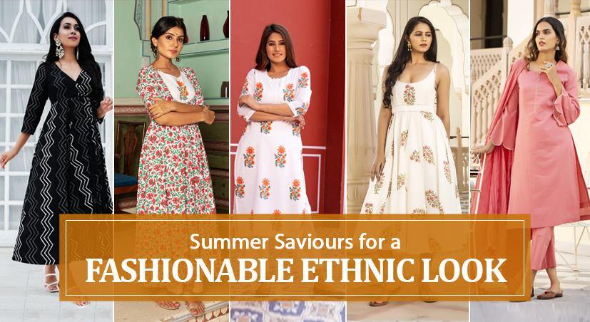 Summer Saviours for a Fashionable Ethnic look - Baisacrafts