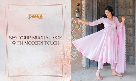 Slay your mughal look with modern touch
