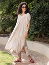 Kashish Hand Block Printed  Modal Kaftan Dress