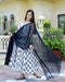 Rosemerry Sanganeri Hand Block Printed Anarkali Set (Set of 3)