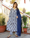 Cupid Dabu Print Kurta Pant Set ( Set of 3 )
