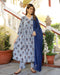 Cupid Dabu Print Kurta Pant Set ( Set of 3 )