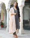 Mint Dabu Print Kurta Pant Set ( Set of 3 )