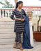 Dishy Bagru Print Straight Kurta Pant Set ( Set of 3 )